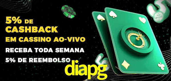 Promoções do cassino ao Vivo diapg